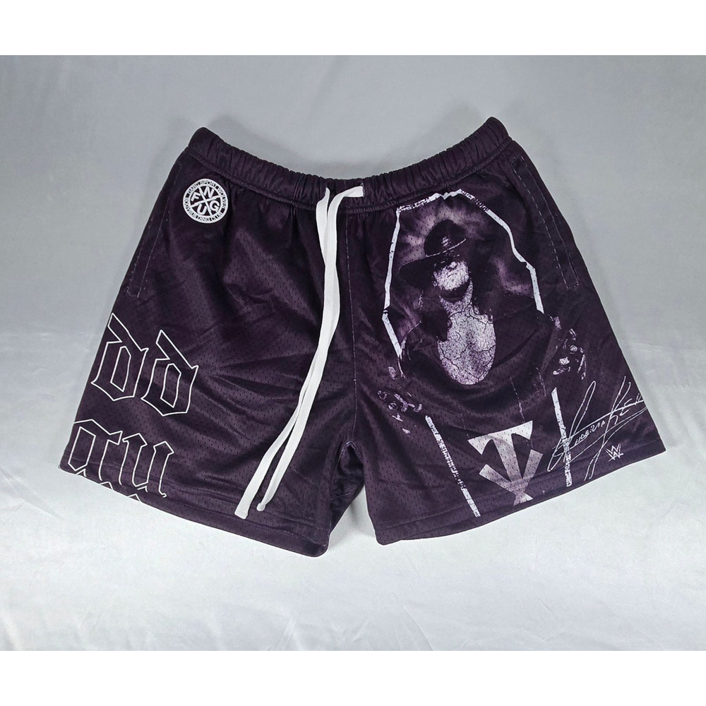 Darc Sport WWE The Undertaker Heavyweight Mesh Athletic Shorts Medium